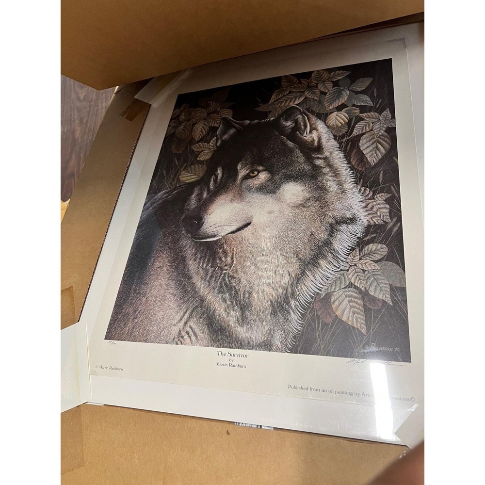 Martin Rathburn "The Survivor" Signed Limited Edition Print 47/900